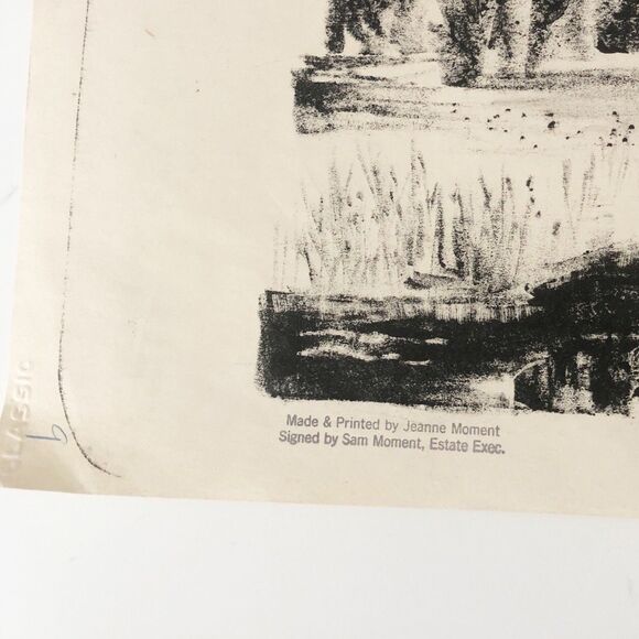Jeanne Moment Art Print Reed College Oregon Untitled Landscape 1952 #9/? - Picture 6 of 13